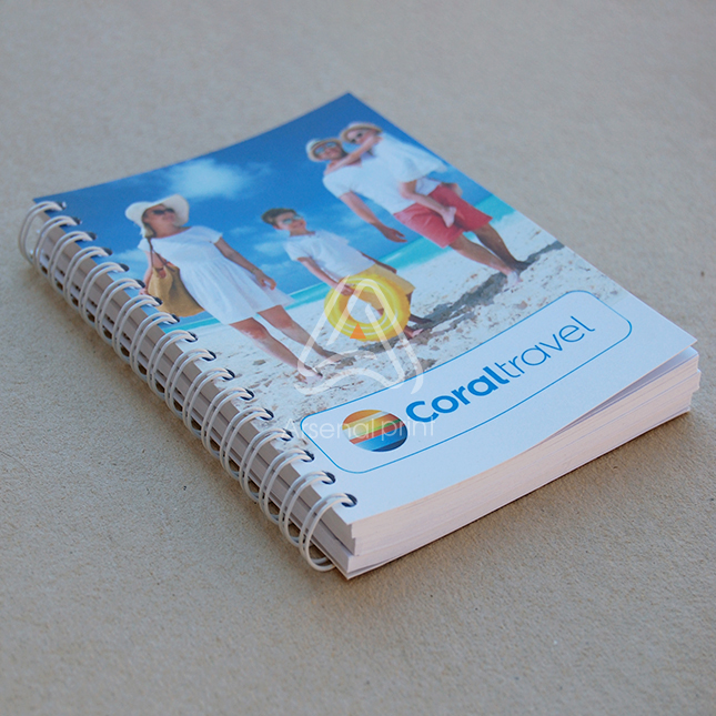 А6 формат пружина по довшій стороні