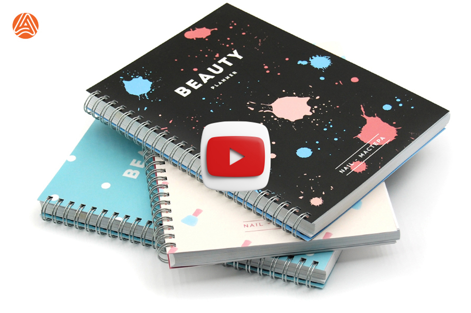 Друк планерів - Блокнот на пружине-