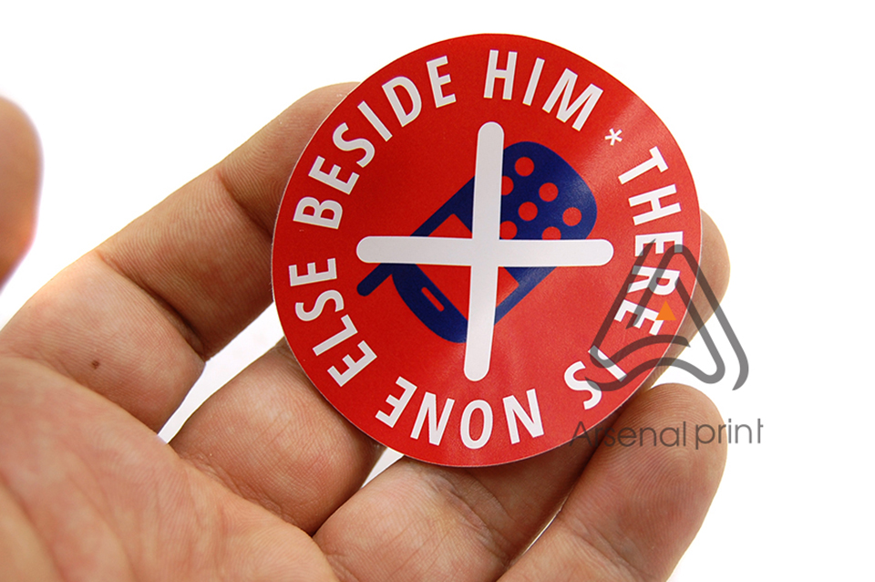 Друк круглих наліпок