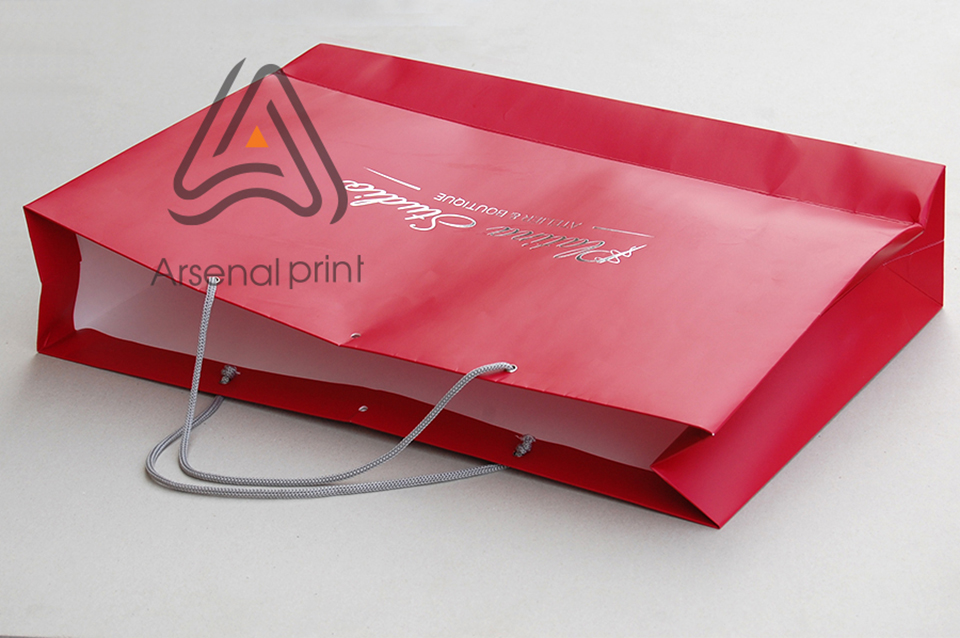 бумажный пакет- печать под заказ