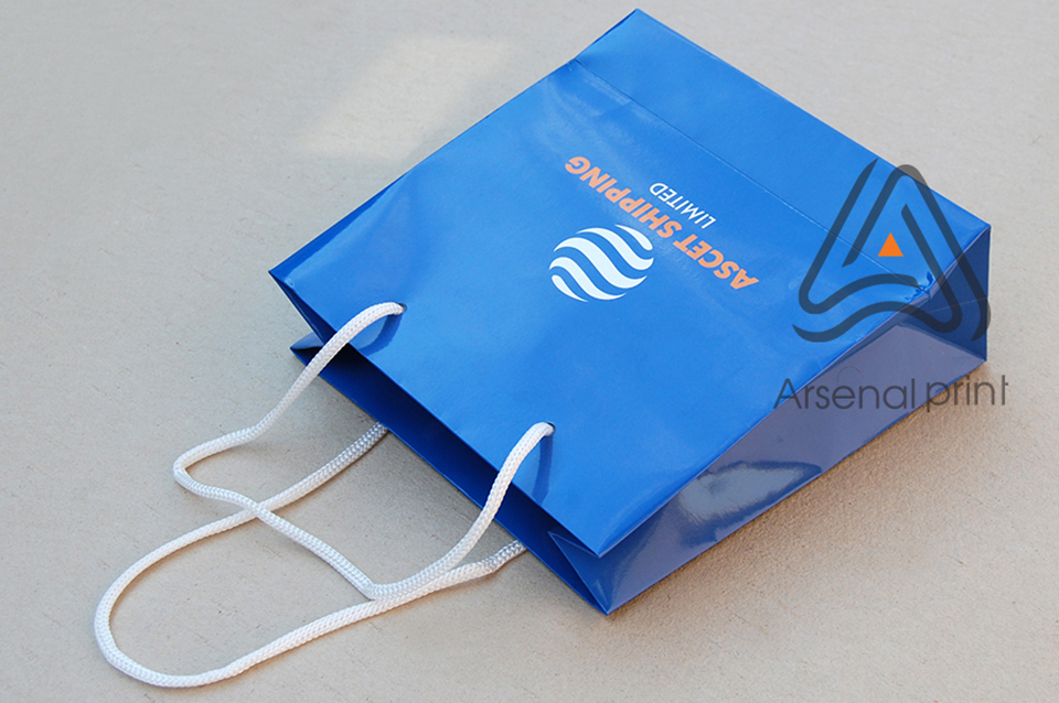 Друк паперових пакетів з логотипом
