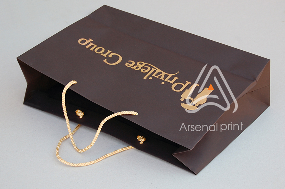 Пакет паперовий - дизайнерський папір