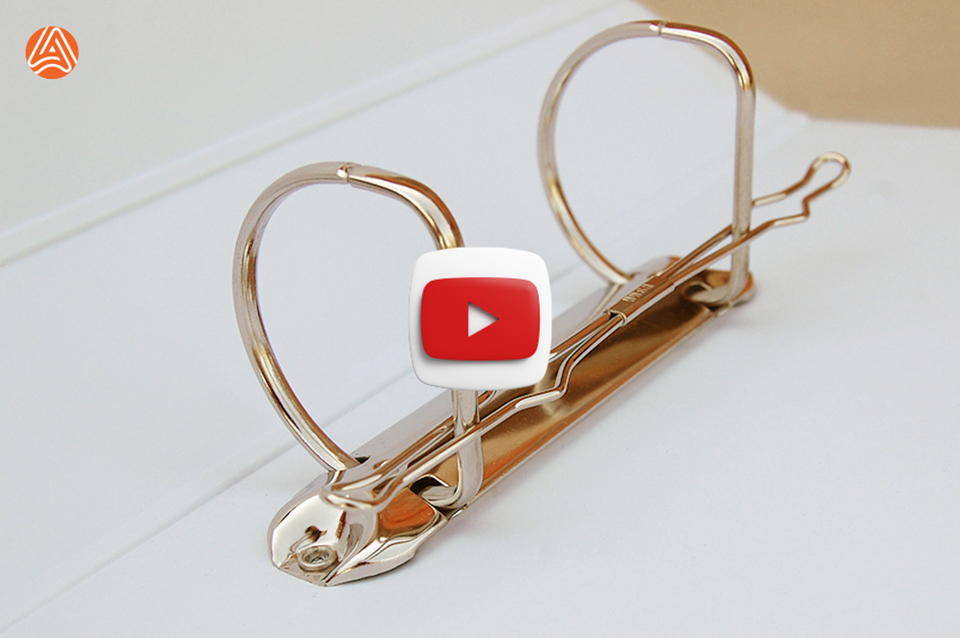 Друк папок з кільцями - кільця тип D