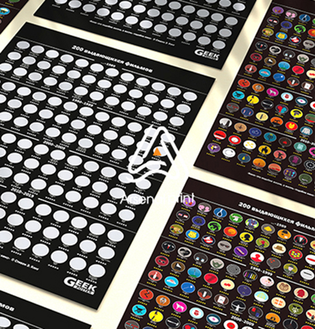 Друк Скретч постерів — В2