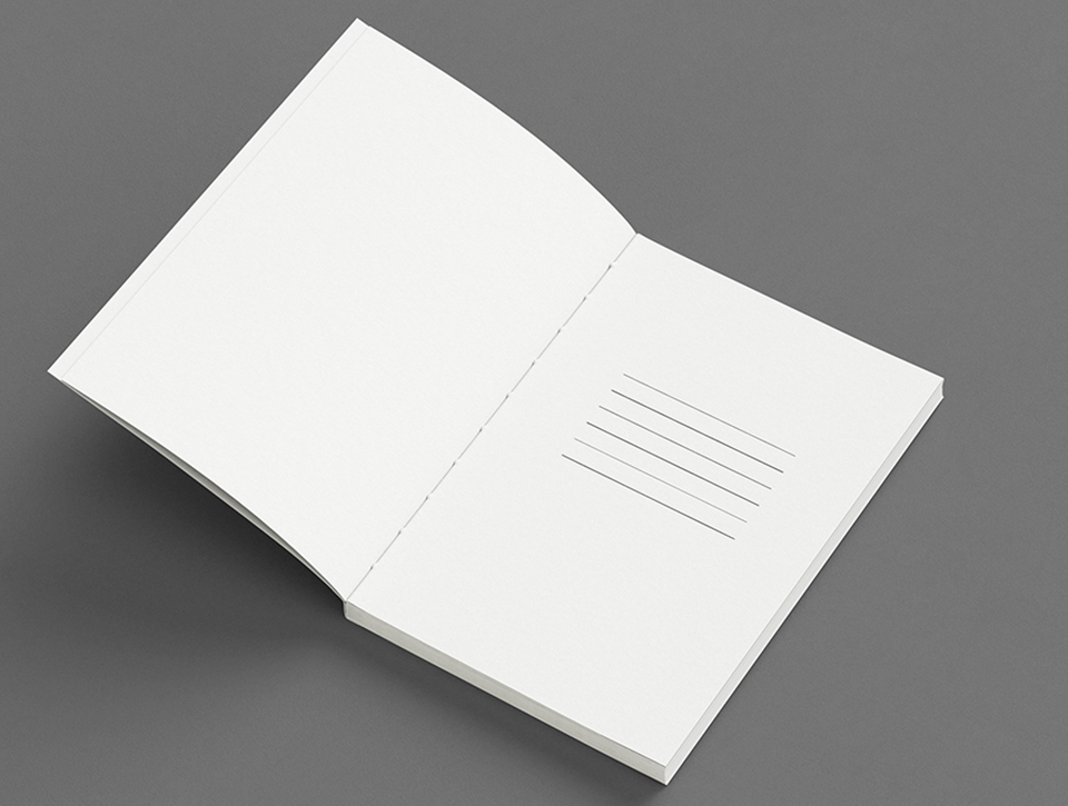 Блокнот в лінійку- Заготовка для щоденника - Готовий блок