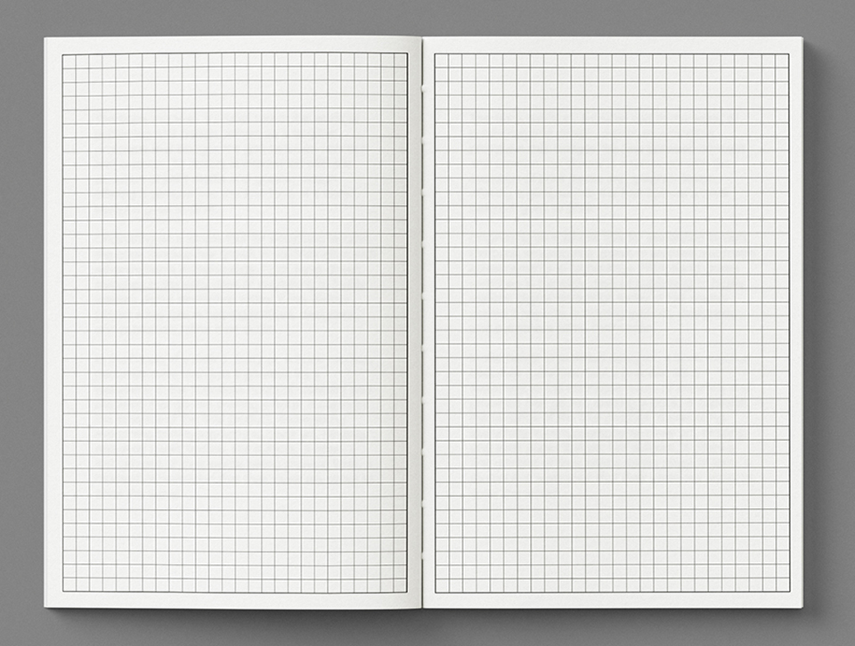 Блокнот в клітинку - Готовий блок для щоденника