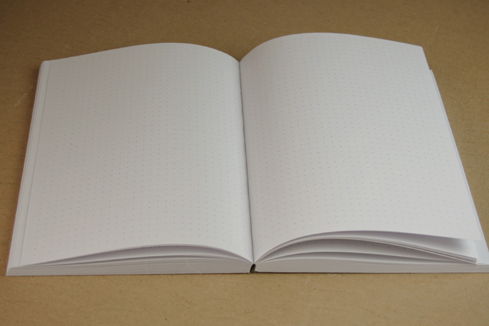 Зшитий блок в крапочку