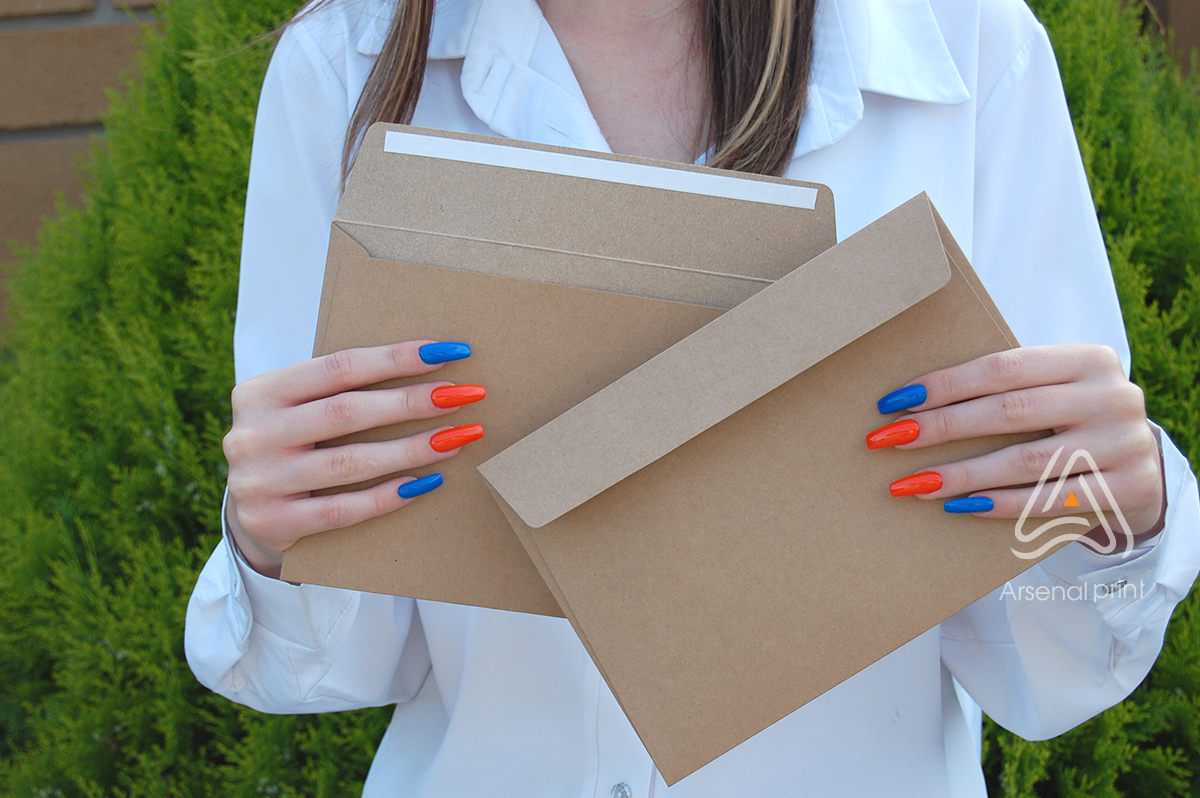 Замовити крафт конверт C5