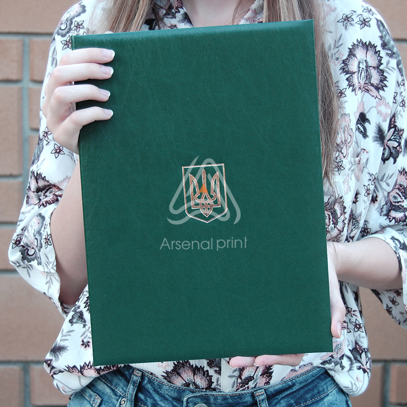 Адресна папка до підпису - А4, зелена