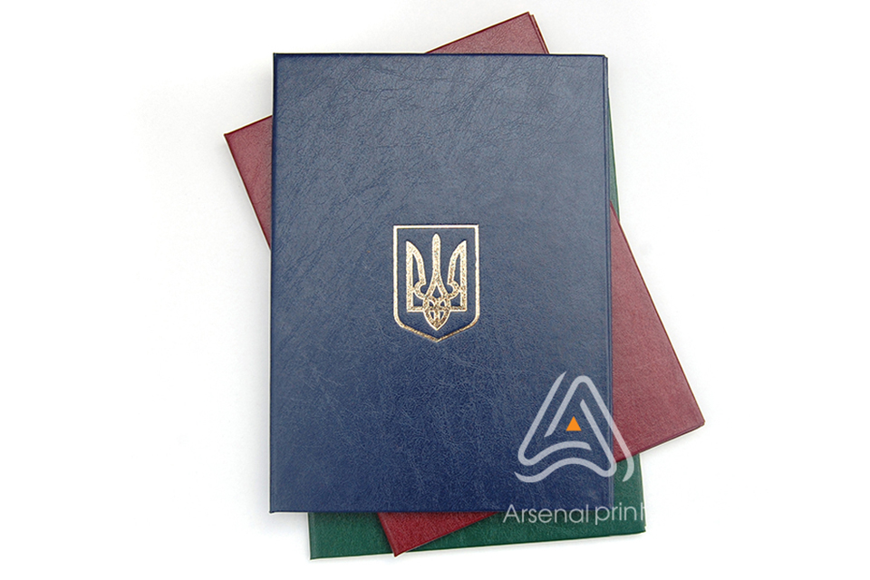 Обкладинка А5 - синя на вручення