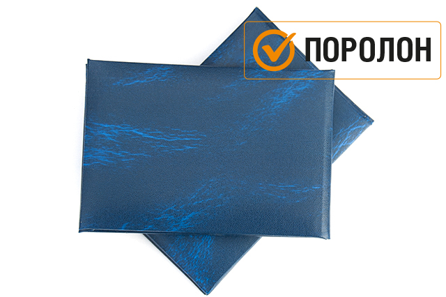 Бланк обкладинки для посвідчення - Синій мармур