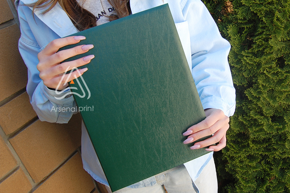 Адресна папка для вручення А4 - Зелена