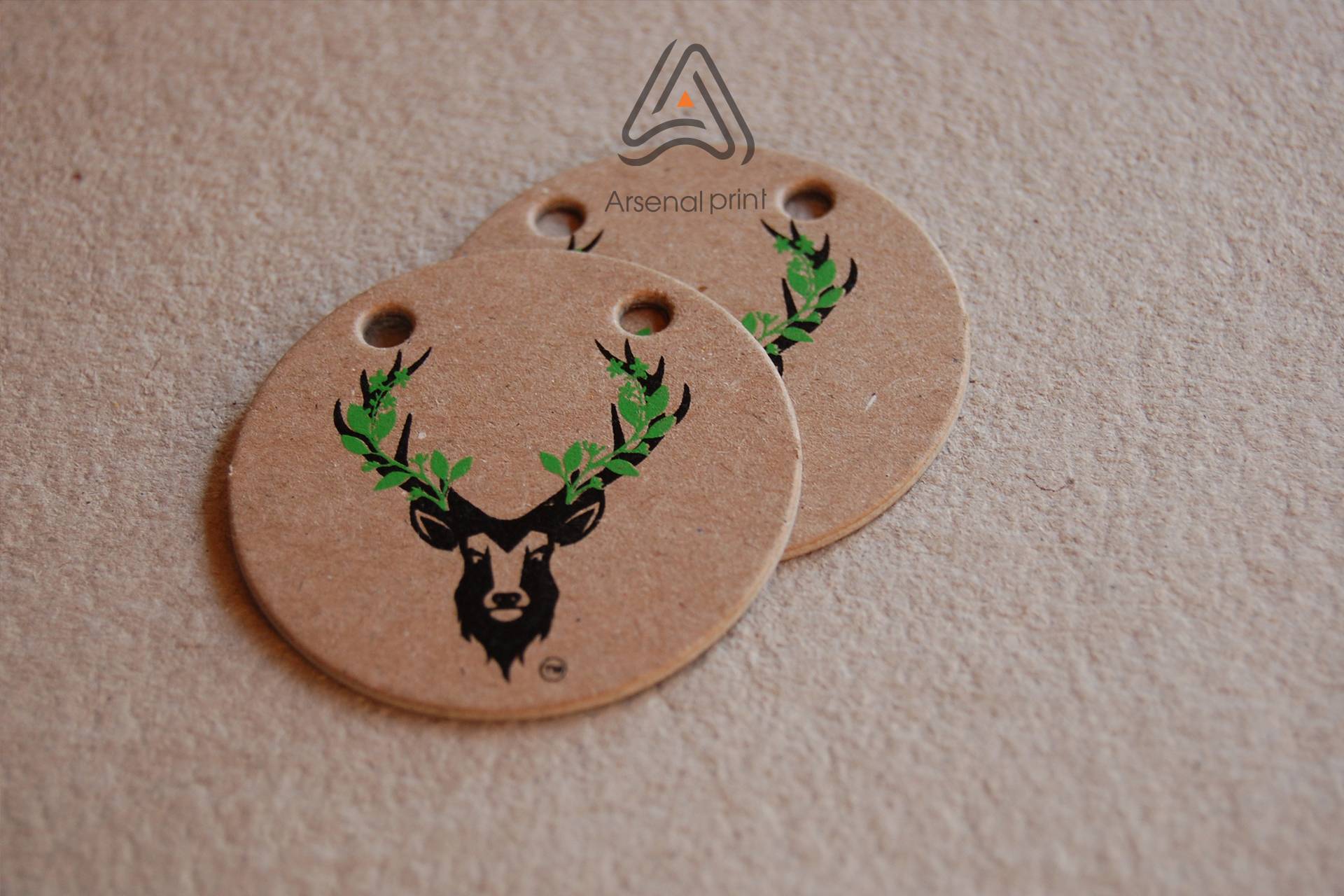 Замовити друк бірок на крафт картоні Друк бірок - крафт картон