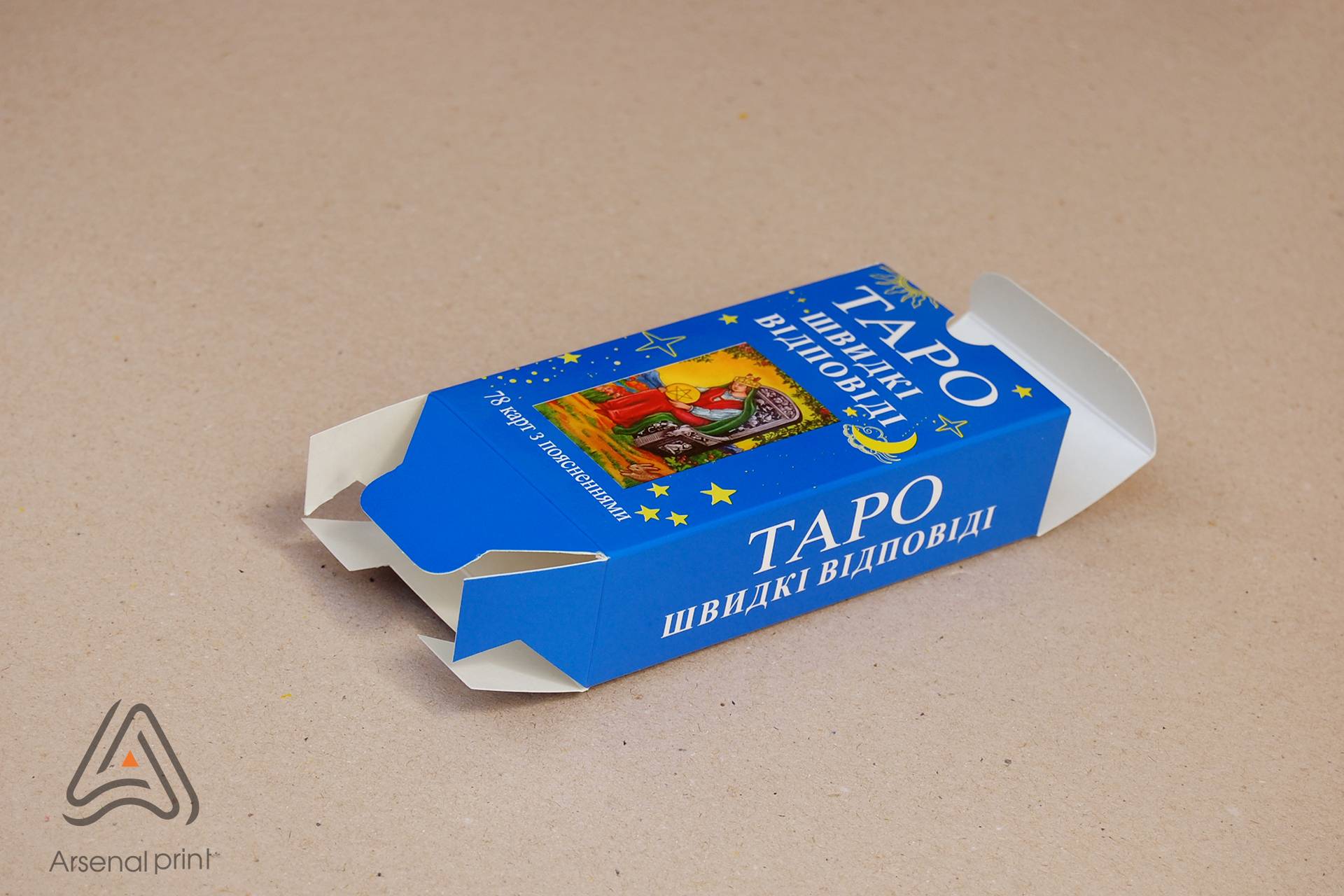 замовити друк коробок для ТАРО друк коробки для колоди ТАРО